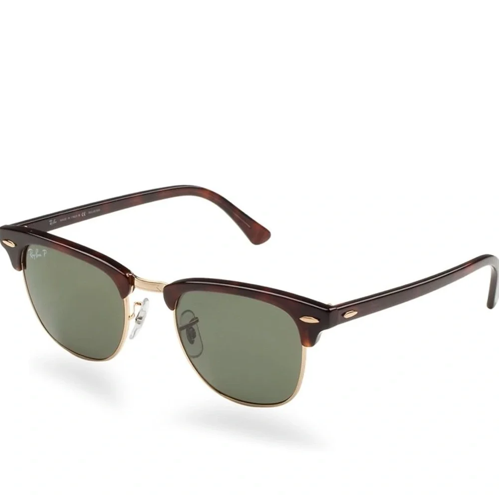 Ray-Ban RB3016 Clubmaster Unisex Sunglasses with Tortoise Frame and Polarized...